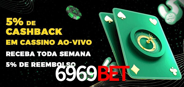 Promoções do cassino ao Vivo 6969BET